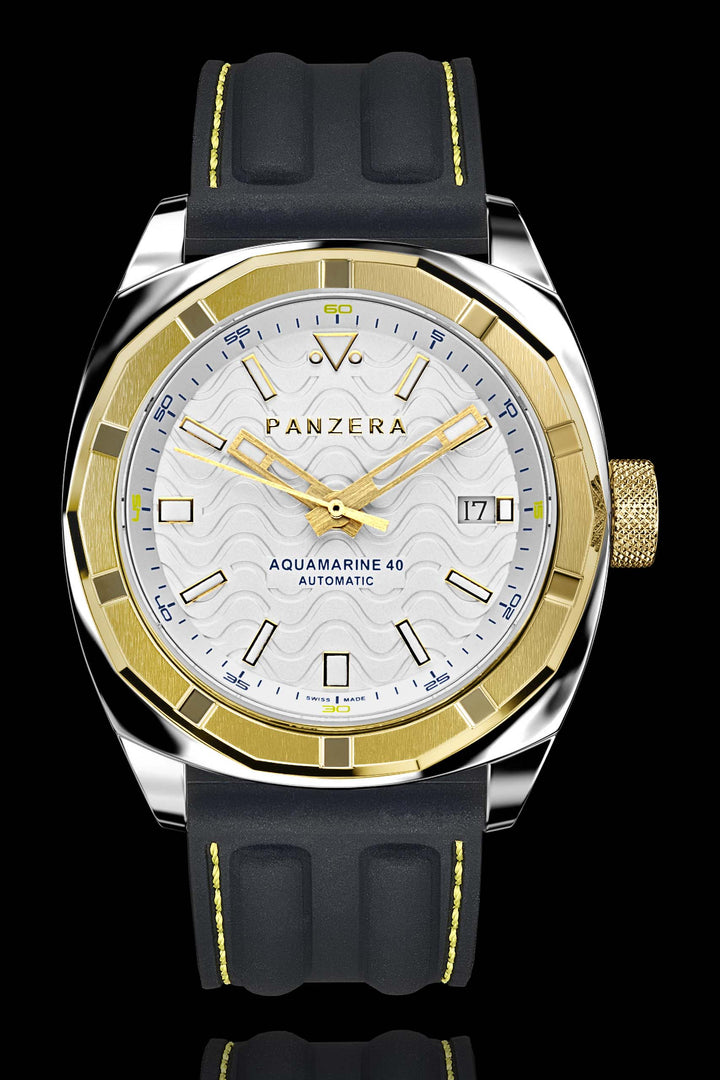 Panzera Aquamarine Atlantic Submerge Automatico Acciaio Diver Panzera Aquamarine Atlantic Submerge Automatico Acciaio Diver