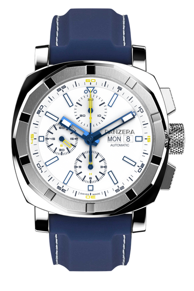 White, Blue Rubber (R8)