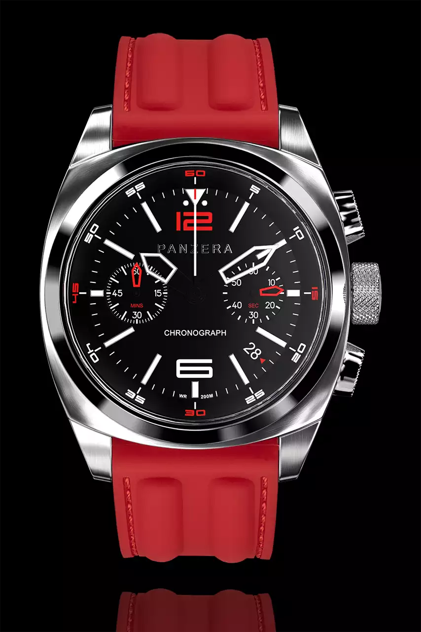 Transparent 2025 chronograph watch