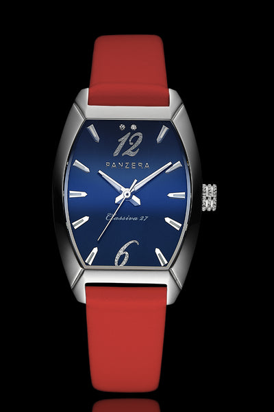 Silver, Blue, Red Leather (L5)