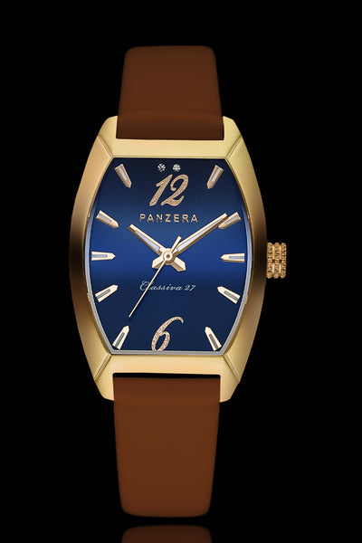 Gold, Blue, Brown Leather (L3)