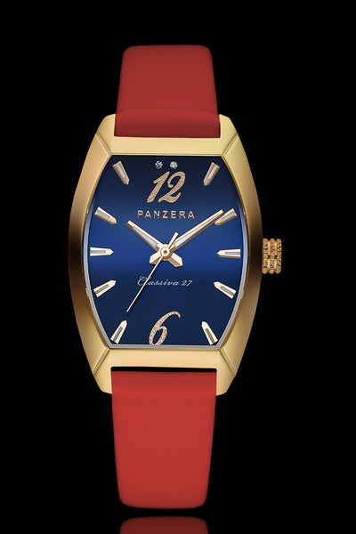 Gold, Blue, Red Leather (L5)