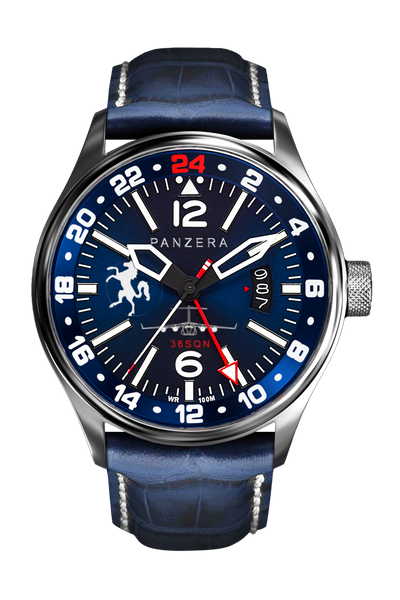 Sliver, Blue, Blue Leather (L2)