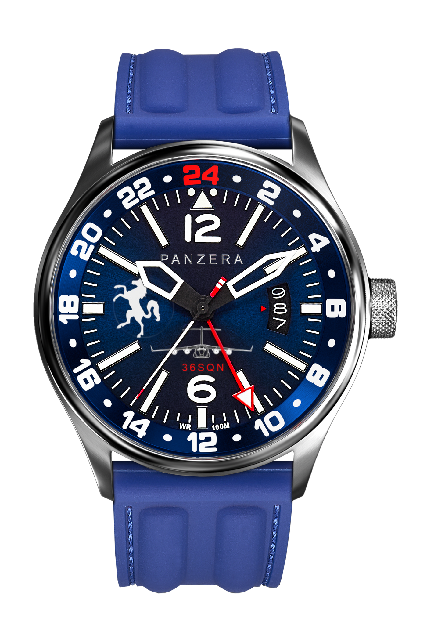 Silver, Blue, Blue Rubber (R11)