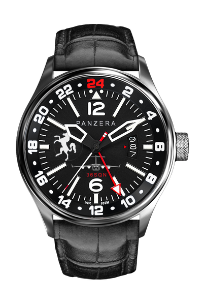 Silver, Black, Black Leather (L1)