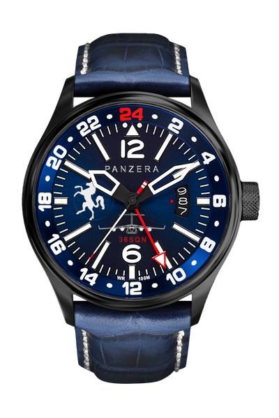 Black, Blue, Blue Leather (L2)