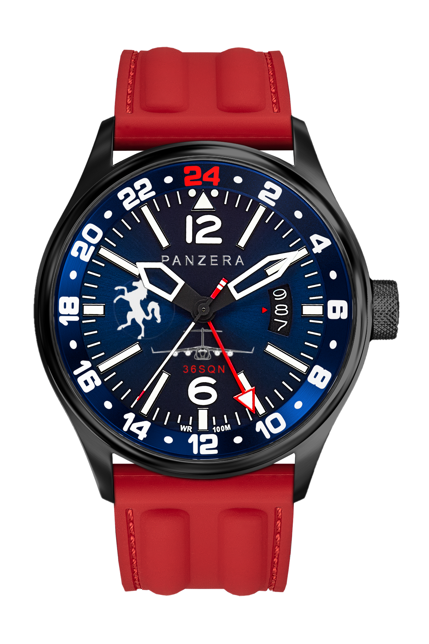 Black, Blue, Red Rubber (R13)