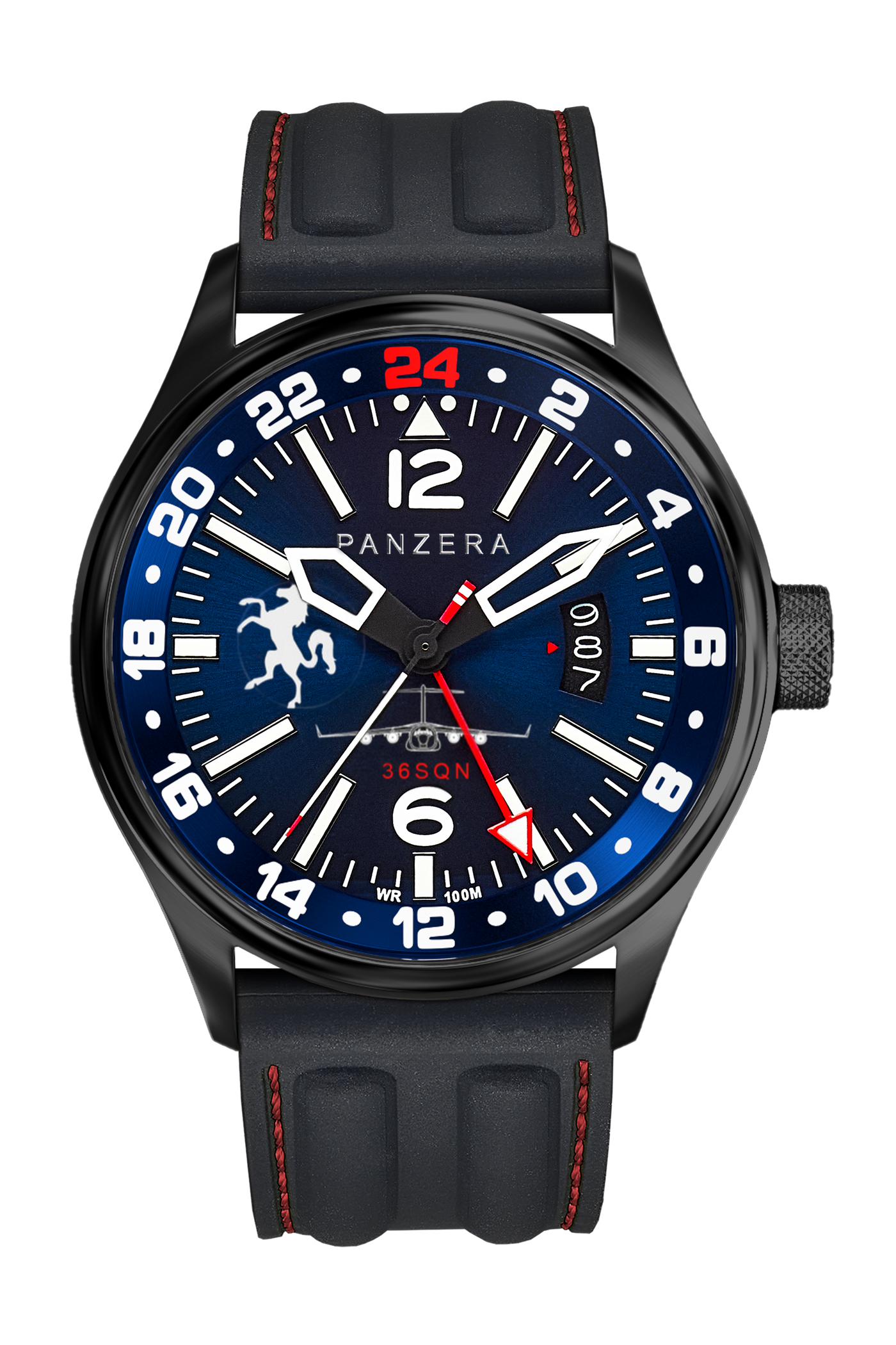 Black, Blue, Black Rubber (R16)