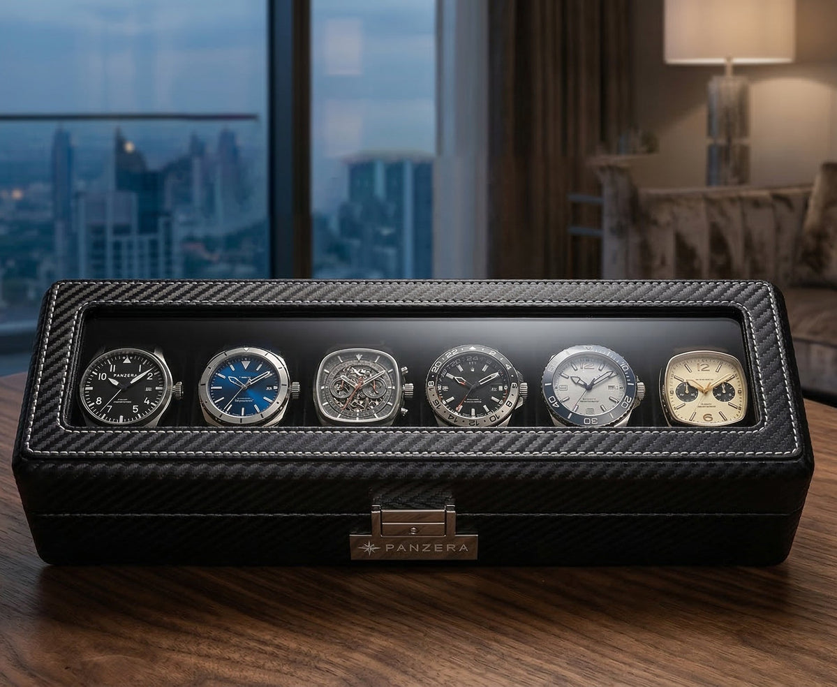 CARBON WATCH BOX – PANZERA WATCHES